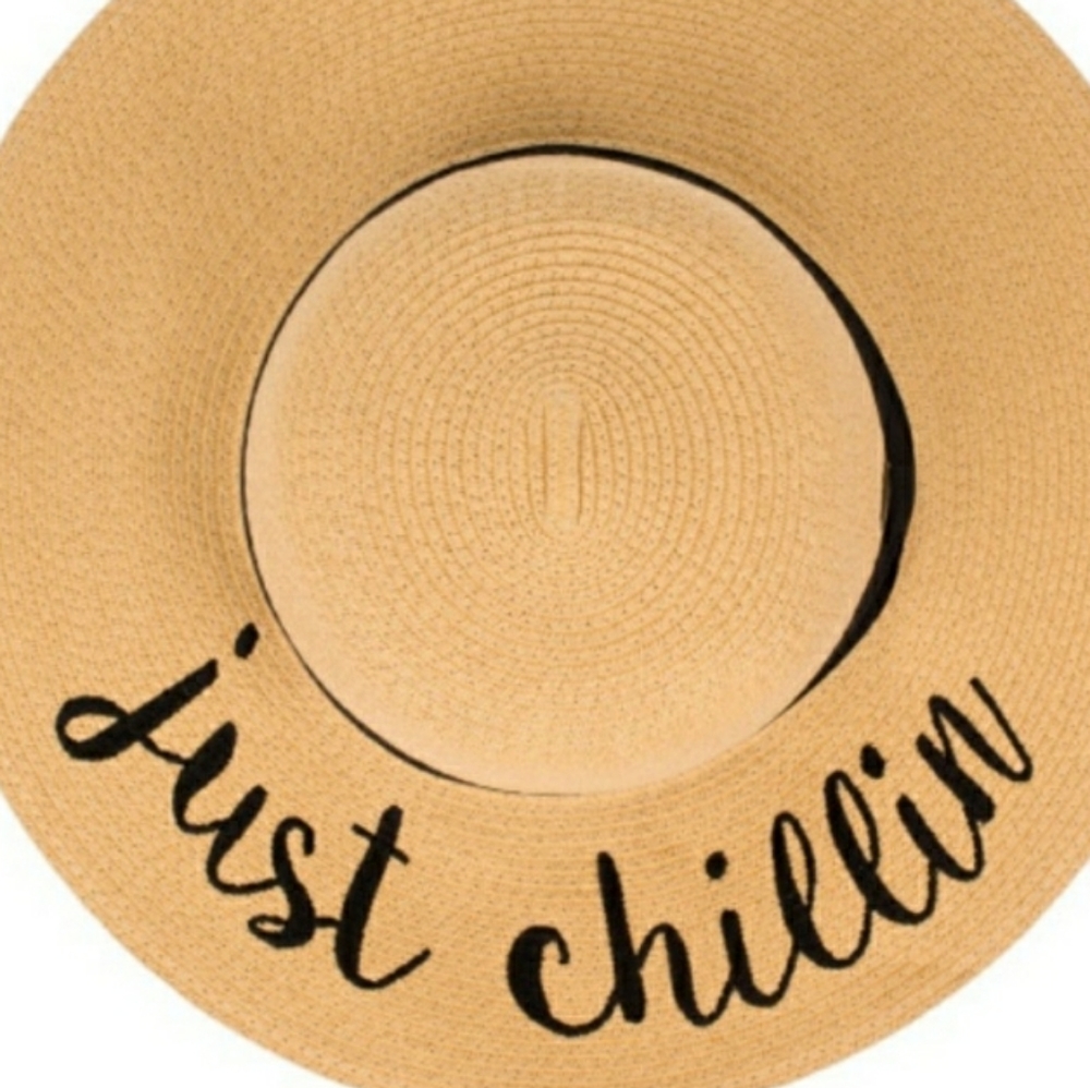 C.C. Embroidered Sun Hat - Picture 2 of 3